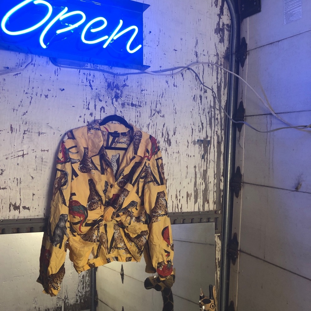 🦒🦓UNIQUE SAFARI DANA BUCHMAN BLOUSE